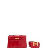 HERMES MINI KELLY POCHETTE & HERMES CONSTANCE BÆLTE