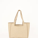 LOEWE FONT TWEED TOTE