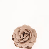 BAGCHARM/HÅRKLEMME BRUN BLOMST