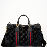 GUCCI DUFFLE GG VELVET MEDIUM