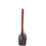 GUCCI WEB SHERRY DENIM BAGUETTE