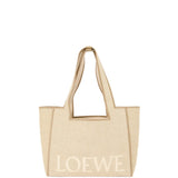 LOEWE FONT TWEED TOTE