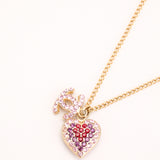 CHANEL COCO HEART RHINESTONE