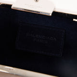BALENCIAGA HARDCASE CLUTCH