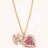 CHANEL COCO HEART RHINESTONE