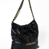 Chanel 22 leather tote