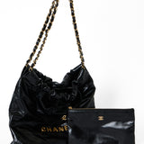 Chanel 22 leather tote