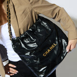 Chanel 22 leather tote