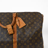 LOUIS VUITTON Monogram Keepall 55 Boston Bag