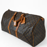 LOUIS VUITTON Monogram Keepall 55 Boston Bag