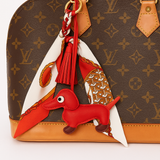 BAGCHARM HUND RØD (PREORDER LEVERING UGE 49-50)