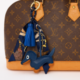 BAGCHARM HUND BLÅ (PREORDER LEVERING UGE 49-50)