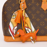 BAGCHARM HUND ORANGE (PREORDER LEVERING UGE 49-50)