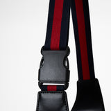 Gucci Black GG Supreme Web Belt Bag