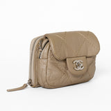 Calfskin Ultimate Stitch Mini Flap WOC Bag Gold