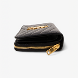 SAINT LAURENT CASSANDRE MATELASSE ZIP WALLET