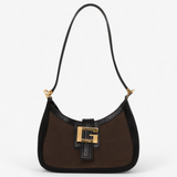 GUCCI SQUARE G CANVAS SHOULDER BAG