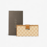 GUCCI GG CANVAS BIFOLD WALLET