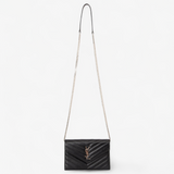 SAINT LAURENT CASSANDRA ENVELOPE CHAIN WALLET
