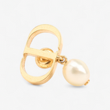 CHRISTIAN DIOR PETIT CD EARRINGS