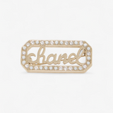 CHANEL LOGO BROUCHE