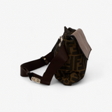 FENDI ZUCCA BELT WAIST BUM BAG