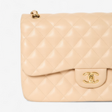 CHANEL MAXI JUMBO DOUBLE FLAP VÄSKA