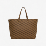 BALENCIAGA BB MONOGRAM LARGE TOTE SHOULDER BAG