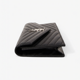 SAINT LAURENT CASSANDRA ENVELOPE CHAIN WALLET