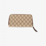 GUCCI GG SUPREME ZIP WALLET