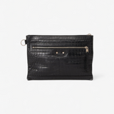 BALENCIAGA CROCO CLUTCH