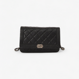 CHANEL BOY WALLET ON CHAIN