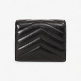 SAINT LAURENT CASSANDRE MATELASSE MULTI-FOLDER WALLET
