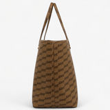 BALENCIAGA BB MONOGRAM LARGE TOTE SHOULDER BAG