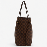 LOUIS VUITTON NEVERFULL MM DAMIER ÉBÈNE