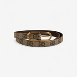GUCCI GG BELT OVAL BUCKLE