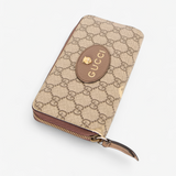 GUCCI GG SUPREME ZIP WALLET