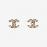 CHANEL CC RHINESTONE STUDS