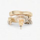 CHANEL RHINESTONE STUD