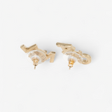 CHANEL LOGO EARRINGS