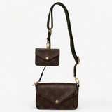 LOUIS VUITTON MULLTY POCHETTE FELICIE MONOGRAM BROWN