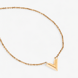 LOUIS VUITTON ESSENTIAL V NECKLACE