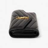SAINT LAURENT CASSANDRE MATELASSE MULTI-FOLDER WALLET