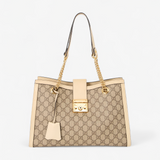 GUCCI GG PADLOCK TOTE LARGE
