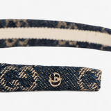 GUCCI DENIM HÅRBÅND